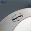 Pure White Custom Coffee Cup For Coffee To Go, Porcelain Coffee Cup And Saucer